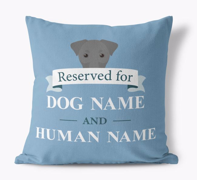 Reserved For: Personalized {breedFullName} Canvas Pillow